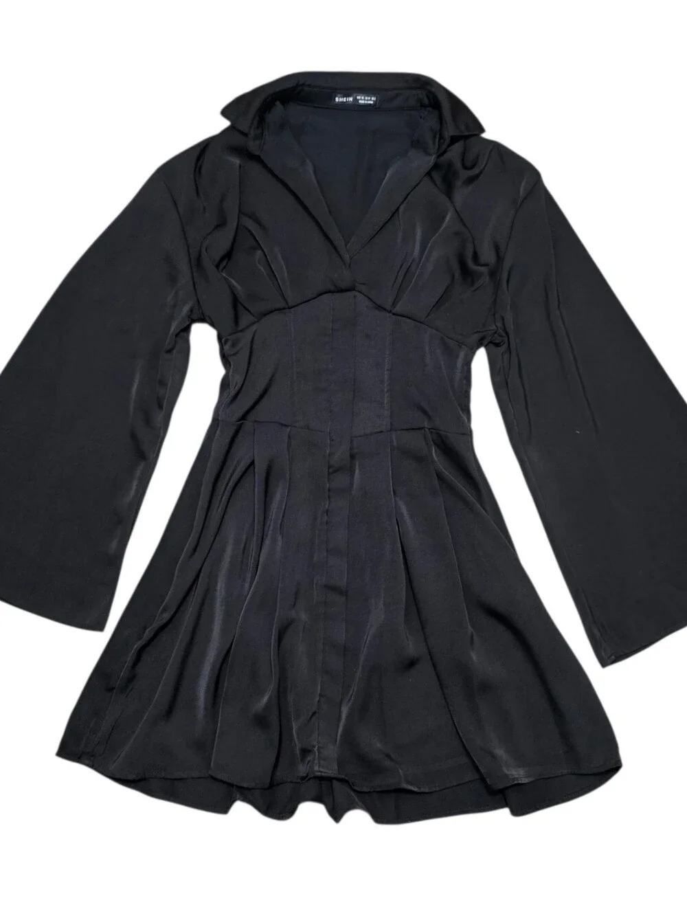 Shein collared open butterfly sleeve corset dress - Picture 1 of 3